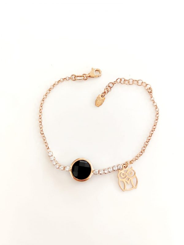 Pulseira Com Pedras Brancas