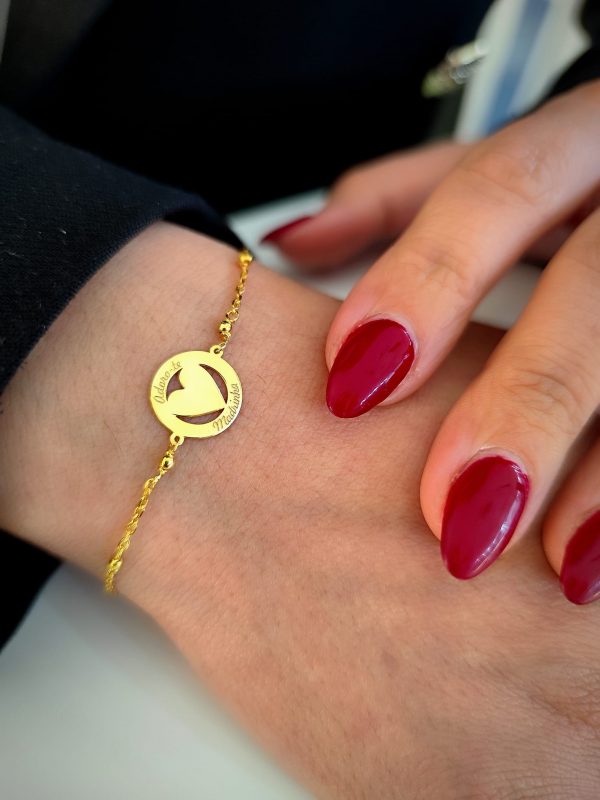 Pulseira amuleto 'Adoro-te Madrinha'