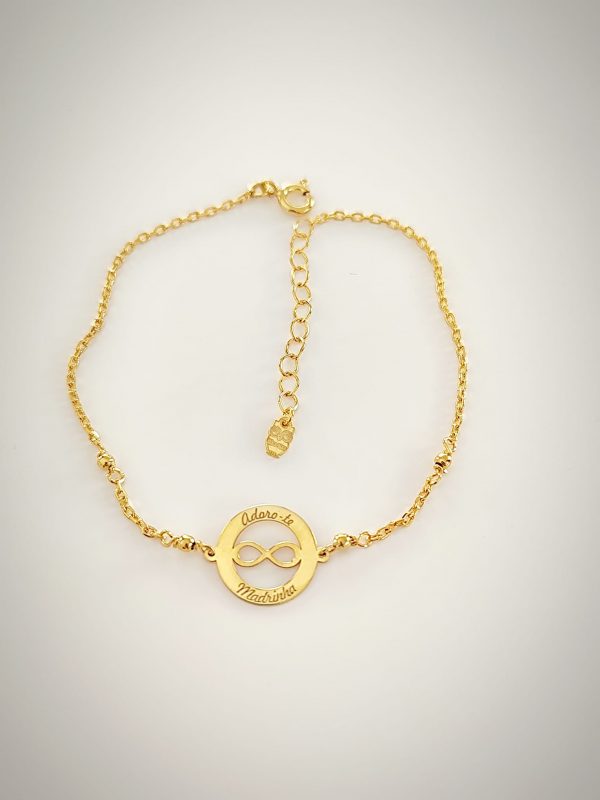 Pulseira amuleto 'Adoro-te Madrinha'