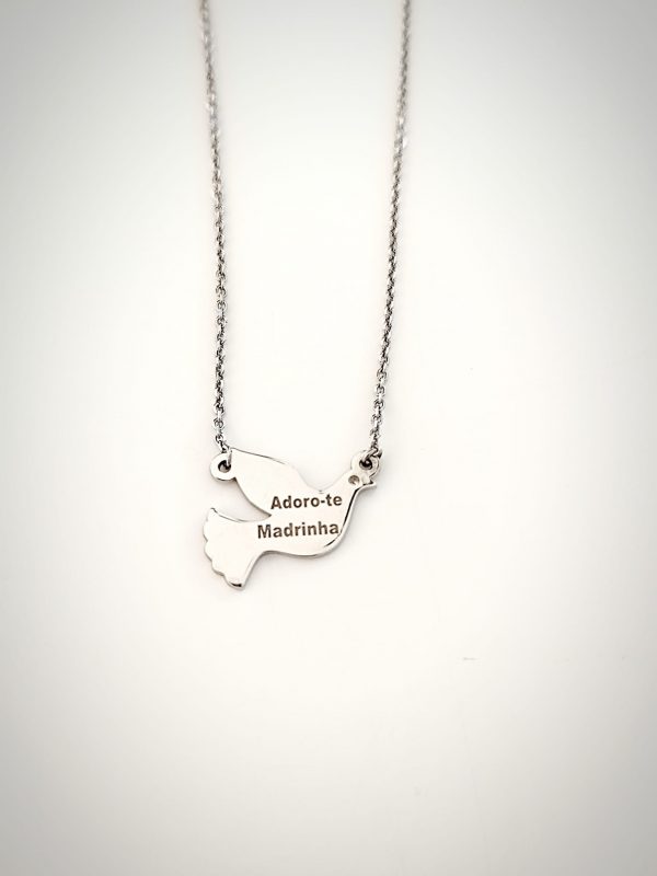 Imagem WhatsApp 2025-03-30 às 17.20.12_973c959b Colar Pomba 'Adoro-te Madrinha'