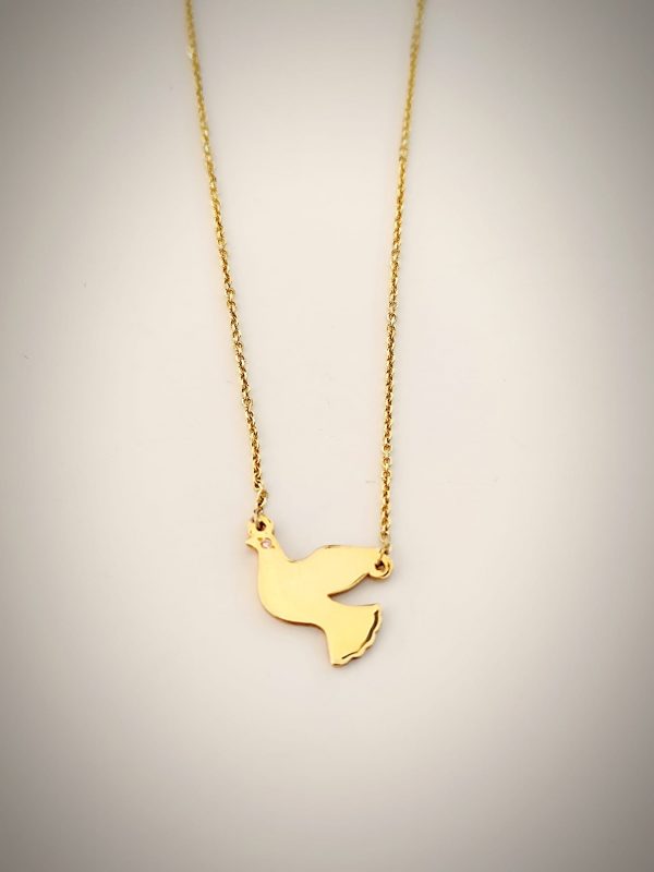 Imagem WhatsApp 2025-03-30 às 17.20.13_8d8cd726 Colar Pomba 'Adoro-te Madrinha'