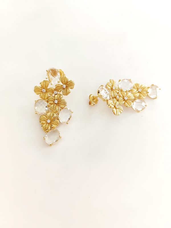 Brincos HavvaH Com Flores