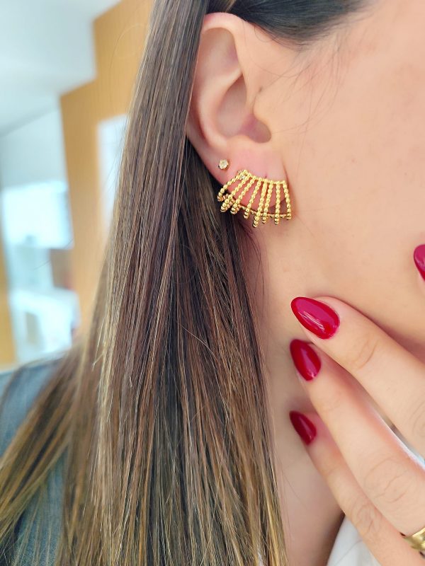 b6 Brincos HavvaH Efeito Leque