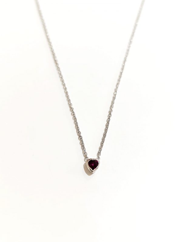 Colar Mocho Com Pendente Coração