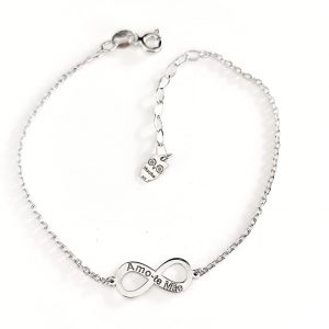 Pulseira Infinito 'Amo-te Mãe'