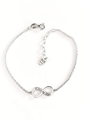 Pulseira Infinito 'Amo-te Mãe'