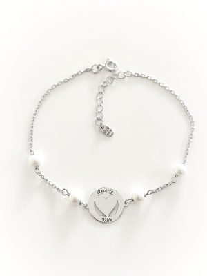 Pulseira Coração 'Amo-te Mãe'