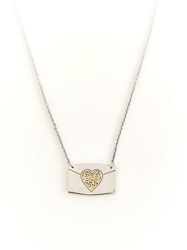 Colar Carta 'Adoro-te Mãe'