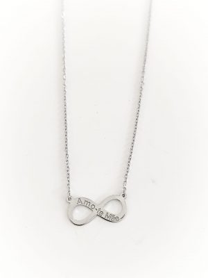 Colar Infinito 'Amo-te Mãe'