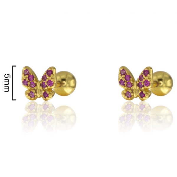 Brincos Borboleta Lollipop