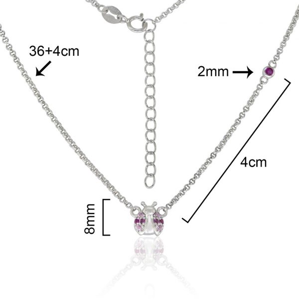 Colar Joaninha Lollipop