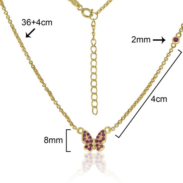 a Colar Borboleta Lollipop