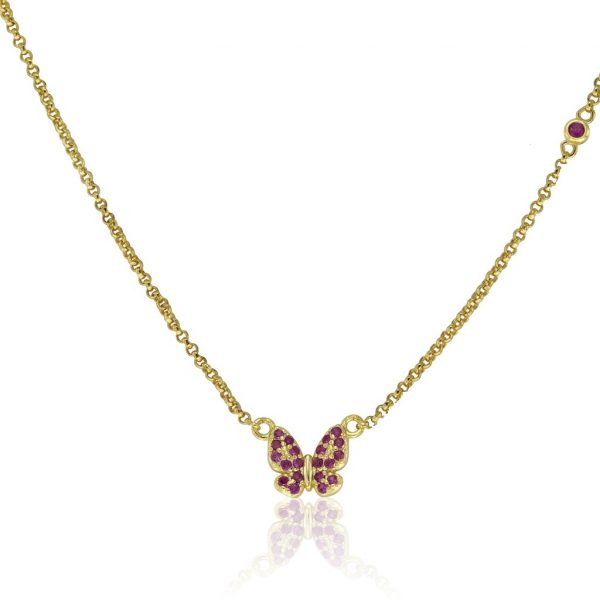dd Colar Borboleta Lollipop