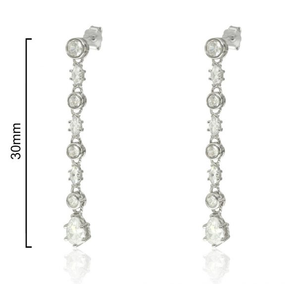 2 Brincos Wedding Gota de Luz