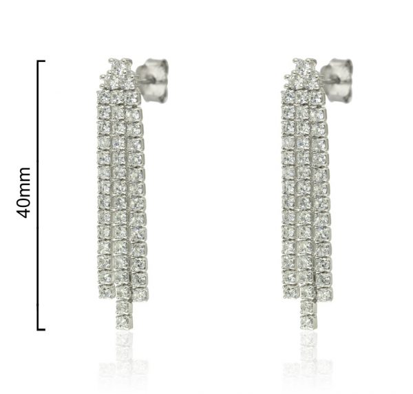 2 Brincos Wedding Vert Lumiére