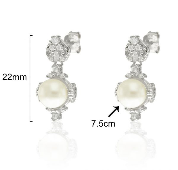 Brincos Wedding pérola