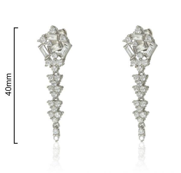 2 Brincos Wedding Luxo