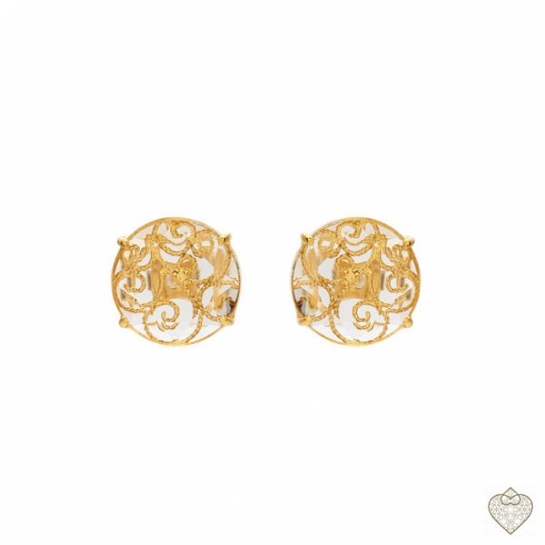 Brincos Filigrana Saudade - Poesia