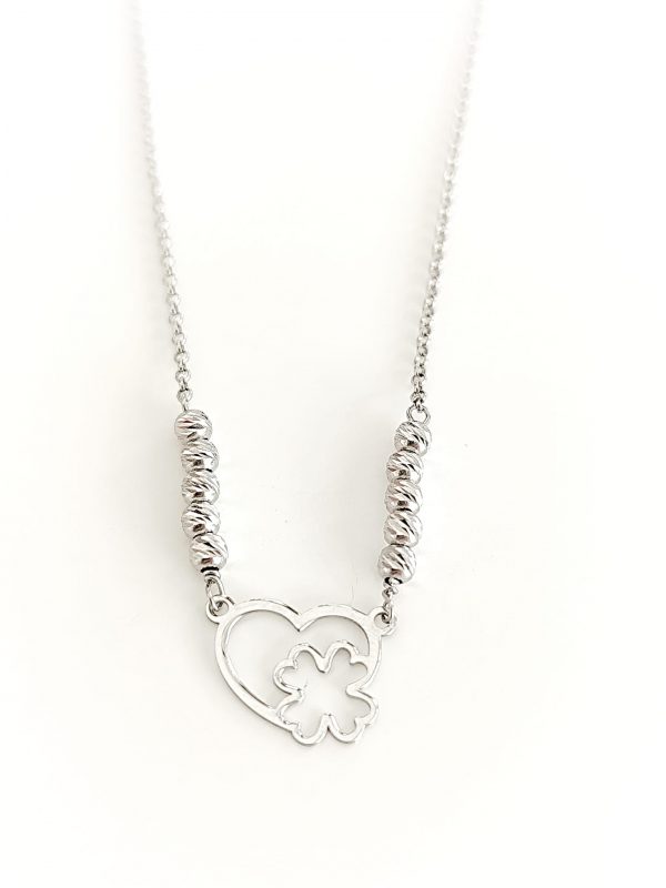 Imagem WhatsApp 2025-05-30 às 10.04.44_a0cc0309 Colar simbologia coração e trevo