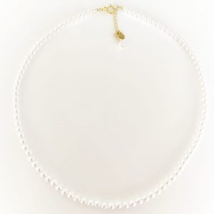 Colar de pérolas 4mm