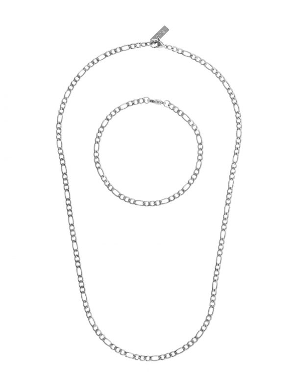 1689008657_a6bf9d438b8f3cc24a0edcebabbf59ab - Cópia Colar 2 em 1 One Men Solid Steel