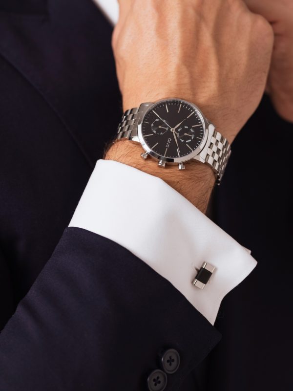 1713351428_e898a63e3cd5fbf905a210b7d910fe00 Botões de Punho One Men Noble Steel