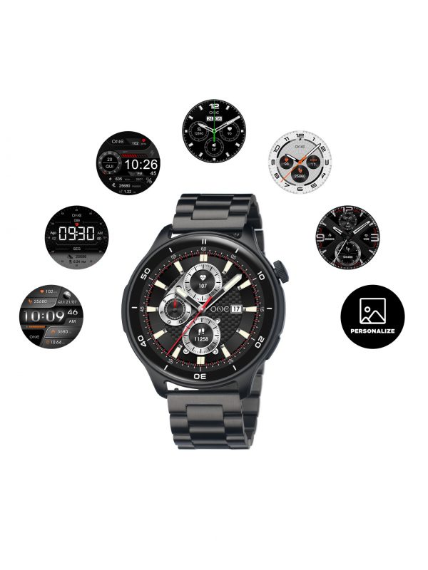 Smartwatch One Men Explorer GPS Black