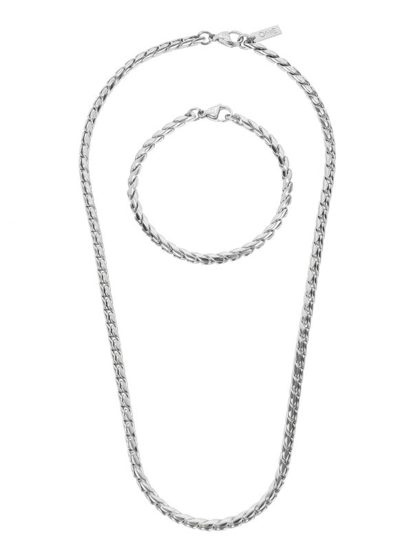 1718820541_5ae8b57be4bc34e01a94c08b57ba2dae Colar 2 em 1 One Men Timeless Steel