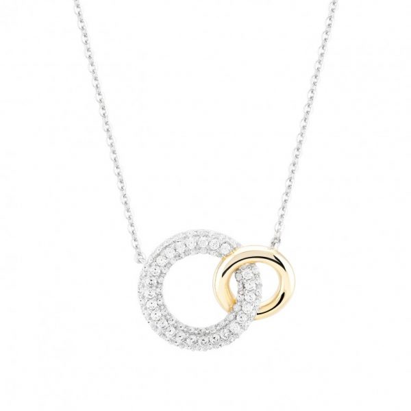 1 Colar Unike Classy Two Circles