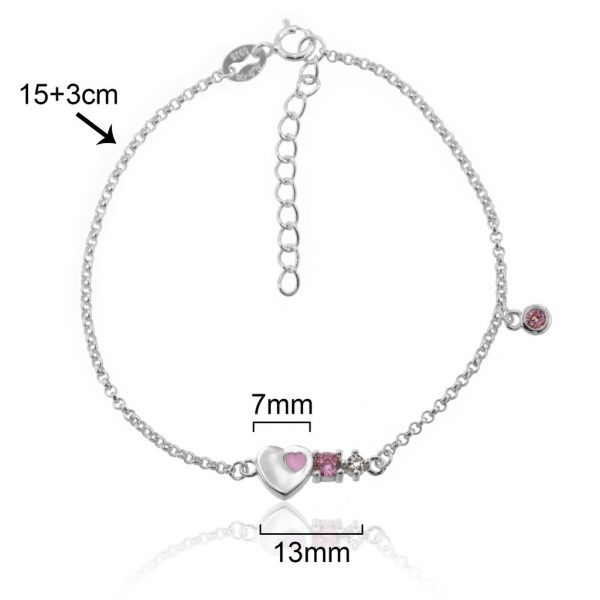 Pulseira Coração Lollipop