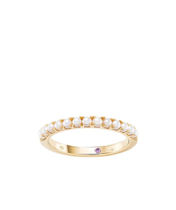 Anel Mia Rose Pearls 14