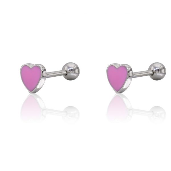 Brincos Coração Lollipop