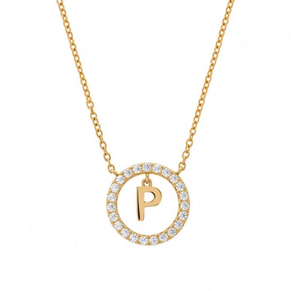 10 Colar Unike Letra P