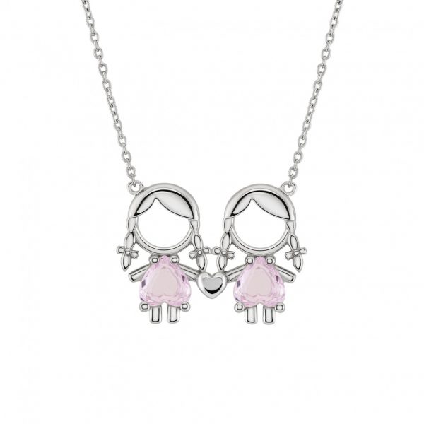 Colar Unike Mum Girl & Girl Pink