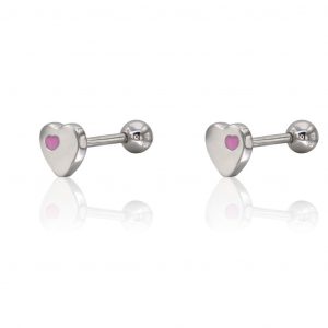 Brincos Coração Lollipop