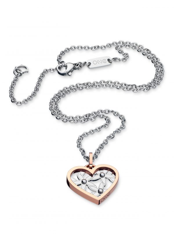 Colar One Urban Flower Heart