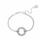 Pulseira One Silvery Circle