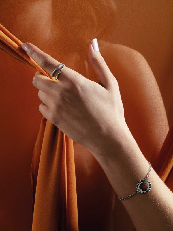 Pulseira One Silvery Circle