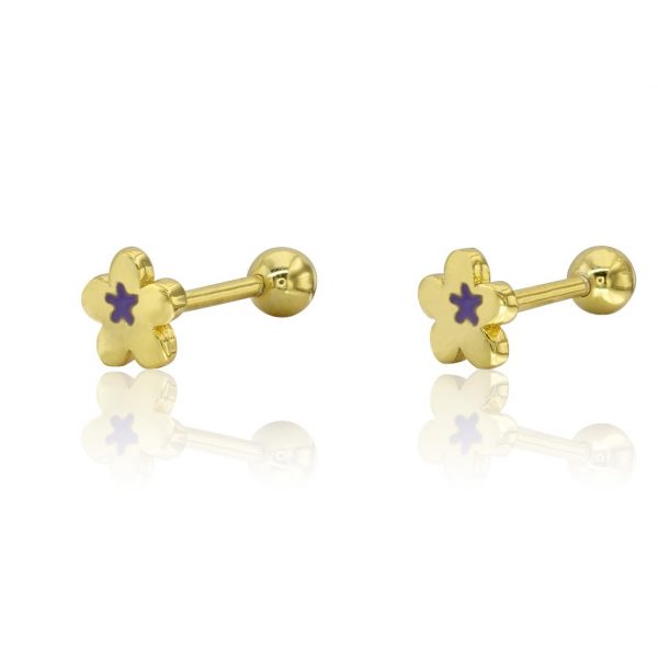 Brincos Flor Lollipop