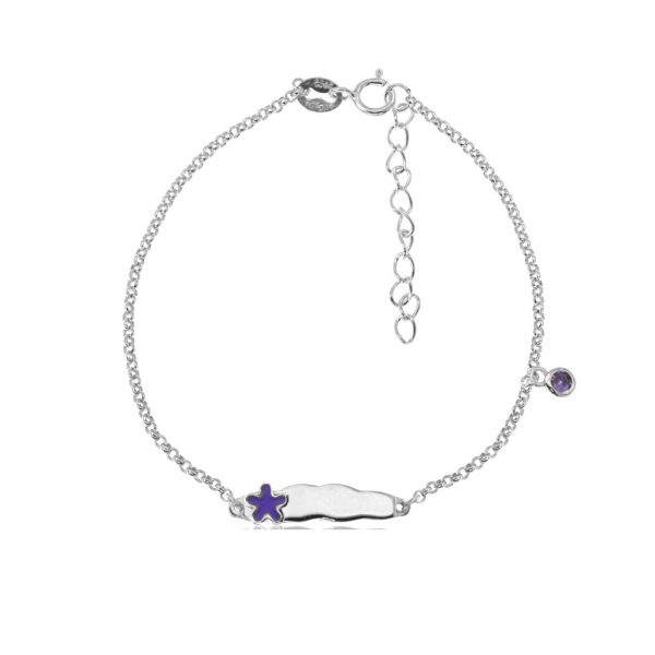 Pulseira chapa Flor Lollipop