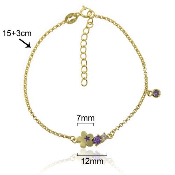 Pulseira Flor Lollipop