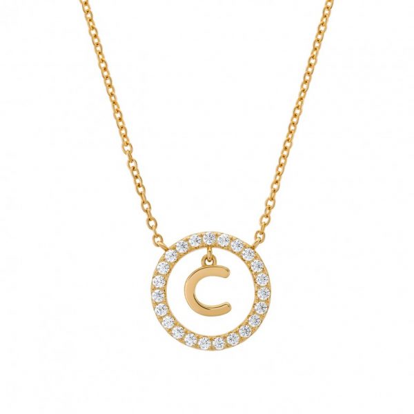 3 Colar Unike Letra C