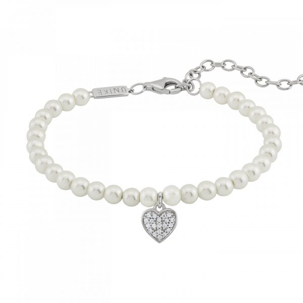 7 Pulseira Unike Pearls Heart