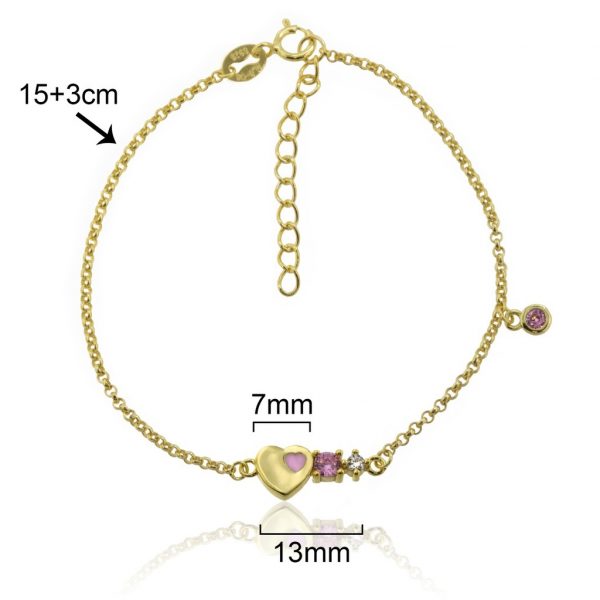 Pulseira Coração Lollipop