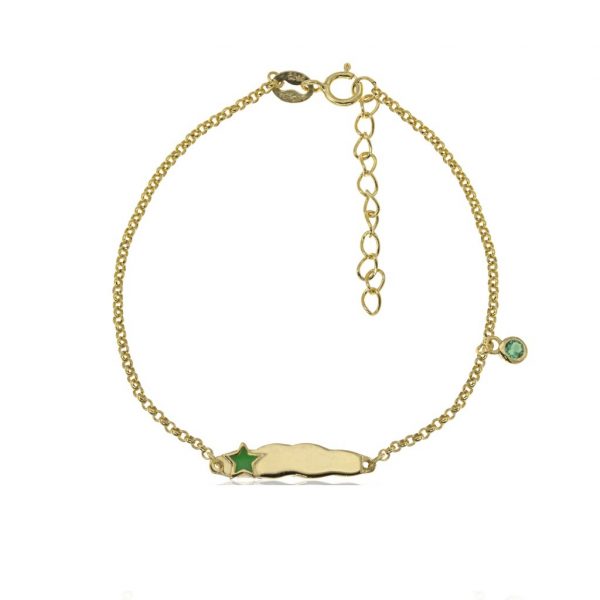 Pulseira chapa Estrela Lollipop