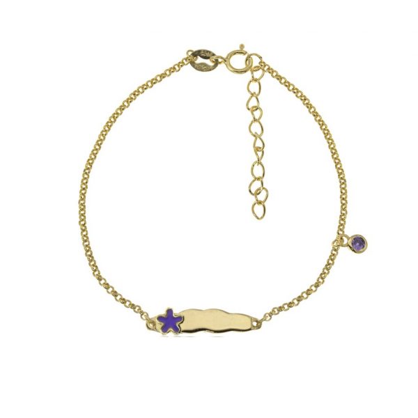 Pulseira chapa Flor Lollipop