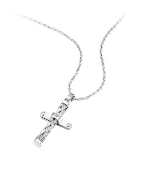 Colar Police Cruz Crossed