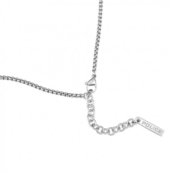 Colar Police Wire Silver Necklace