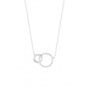 Colar Unike Classy Two Circles