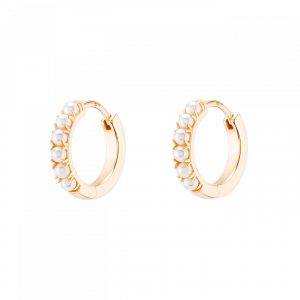 Argolas Unike Classy & Chic Pearl